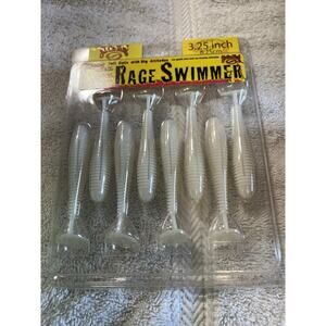 Strike King Rage Swimmer Soft Paddle Tail Swimbaits Pearl Flash